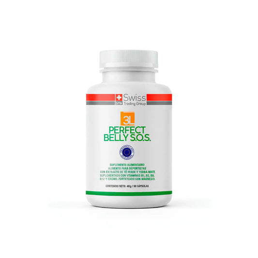 Perfect Belly SOS – Suplemento Reductor Abdominal y Control de Apetito | 60 Cápsulas (1 Mes)