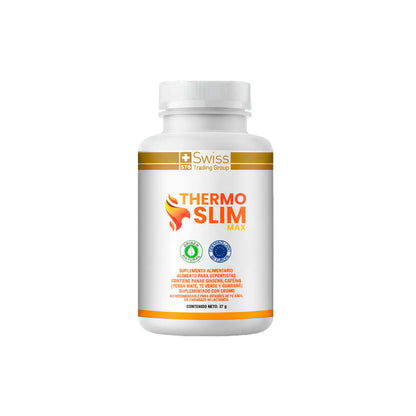 Thermo Slim – Suplemento Termogénico Acelerador del Metabolismo y Quemador de Grasa | 60 Cápsulas (1 Mes)