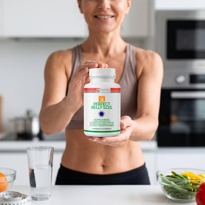 Perfect Belly SOS – Suplemento Reductor Abdominal y Control de Apetito | 60 Cápsulas (1 Mes)